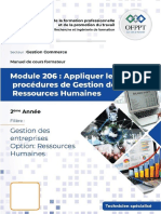 TSORH - Module 206-Appliquer Les Procédures de Gestion Des Ressources Humaines (1) - Copie