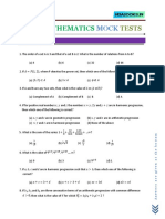 NDA NA Mock Test 01