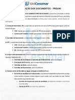 Explicaçao Dos Documento Prouni