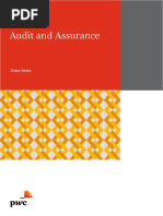 ACCA Audit & Assurance Complete Notes PwC's Academy