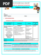 4° Ses Mate Juev 15 Problemas de Multiplicación 965727764 Prof Yessenia