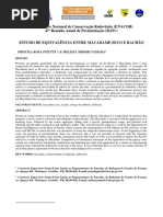 Estudo de Equivalência Entre Macadame Seco e Rachão