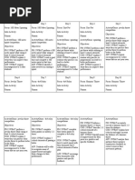 Track and Field Block Plan With Objectives