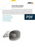 8.datasheet Axis c1310 e Network Horn Speaker en US 342349