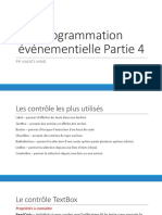 Programmation Événementielle Partie 4