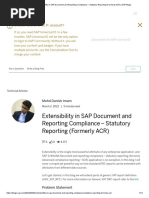 Extensibility in SAP Document and Reporting Compliance - Statutory Reporting (Formerly ACR) - SAP Blogs