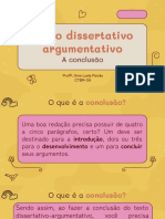 Conclusão Do Texto Dissertativo Argumentativo