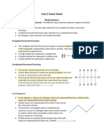 Organic Chemistry 12 Cheat Sheet