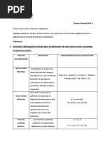 Tarea Virtual #1 Matemáticas