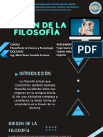 Origen de La Filosofía