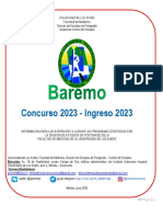 Baremo Instructitivo Clinico Quirurgico 2023