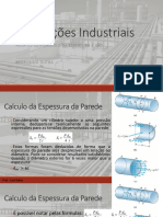 Tubulações Industriais AULA CÁLCULO DE ESPESSURA E VÃO.