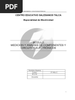 Medicion y Analisis de Componentes