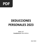 Deducciones Personales 2023