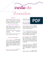 Direito de Família - RESUMO