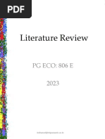  Literature Review 2023