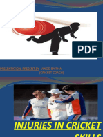 CRICKET SKILLS INJURY (PPT For Assignment) Lnipe