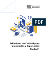 Guía de Aprendizaje Unidad 1 - Estándares de Calidad para Importación y Exportación