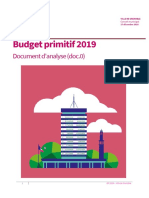 BP 2019 Doc de Presentation Budgetaire