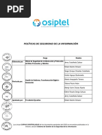 Políticas de Seguridad de La Información OSIPTEL V7