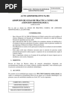 Acto Admnistrativo No 001