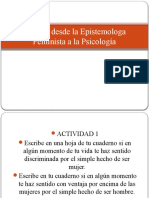 Aportes Desde La Epistemologa Feminista A La Psicología