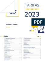 Tarifas de Correos para 2023 - Peninsula y Baleares