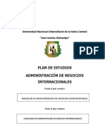 Plan de Estudios Administración Finalunijsa