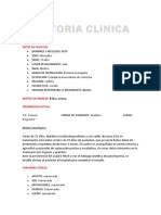 Historia Clinica-Leishmaniasis-Infectologia