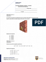 5ta Evualuación Aat - 1ro Bachillerato