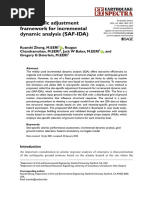 Site-Specific Adjustment Framework For Incremental Dynamic Analysis