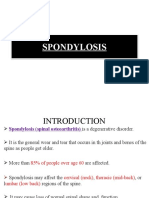 Spondylosis PPT