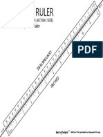 Ruler Print Out 12 Inches and 30 Centimeters US Letter