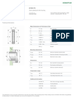 Axial Cylindrical Roller Bearing: Main Dimensions & Performance Data