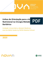 Linhas de Orientação para A Intervenção Nutricional Na Cirurgia Metabólica e Bariátrica