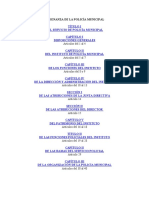 ORDENANZA DE LA POLICÍA MUNICIPAL Chacao