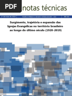 Surgimento, Trajetória e Expansão Das Igrejas Evangélicas No Território Brasileiro (1920-2019)