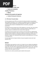 Unidad 4 Resumen Evaluacion de Proyectos