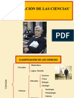 Clasificación de Las Ciencias