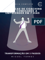 5 Técnicas de Coaching para Começares A Empreender em 7 Dias - Transformação em 5 Passos