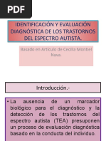 1.-Identificación y Evaluación Diagnóstica de Los Trastornos Del