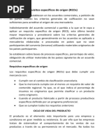 Requisitos Específicos de Origen