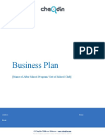 Business Plan Template For AfterSchool Programs