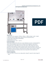 Electric Car Motor Control System Teaching Trainer