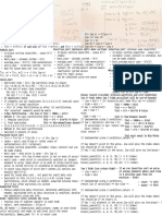 Mid Term Cheet Sheet 2023 July