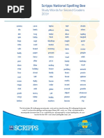 002-2019 Second Grade NSB List