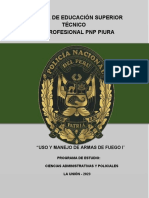 Modulo Desarrollado de Uso y Manejo de Arma de Fuego I - Piura 2023