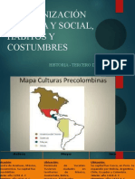 Organización Política y Social, Hábitos y Costumbres