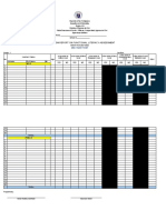 Flat Reporting Template Grade 1