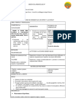 Sesión de Aprendizaje La Diferencias Entre Niño y Niña